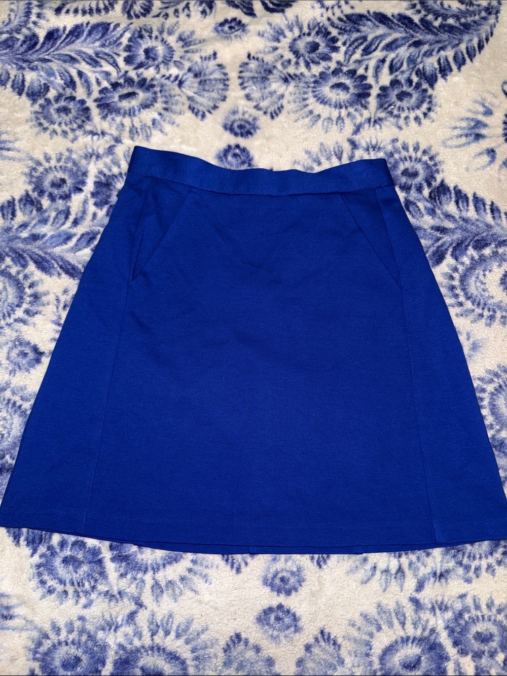 Hutch Royal Blue A-Line Skirt